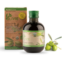 Organic High Polyphenol Rich Extra Virgin Olive Oil Olivie Plus 30X  Moroccan Desert Olive Oil  Evoo  Md Recommended  Organic Kosher  250 Ml Glass Bottle