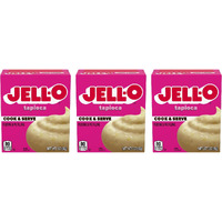 Jell-O Cook & Serve Fat Free Pudding & Pie Filling, Tapioca, 3 Ct