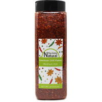 Authentic Sichuan Chili Flakes 1Lb 16 Ounces Medium Hot Szechuan Crushed Red Pepper Flakes Powder Bulk Spice Seasoning For Making Kimchi Chili Oil Stir-Fry Pizza Salads Bbq And Tacos