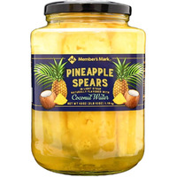 Members Mark Pineapple Spears In Coconut Water (42 Ounce) 2.6 Pound (Pack Of 1)