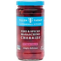 Tillen Farms Fire & Spiced Maraschino Cherries, 13.5 Oz