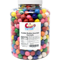 Sarahs Candy Factory Gumballs 10 Lbs In Jar - Gumballs Assorted 1 Inch Gumballs In Jar - 24 Mm Gum Balls - 10 Lbs In Jar