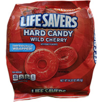 Lifesavers Cherry 14.5 Ounce Bag Individually Wrapped Candy