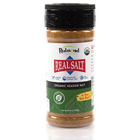 Redmond Real Sea Salt - Natural Unrefined Organic Gluten Free Seasoning 8 Ounce Shaker