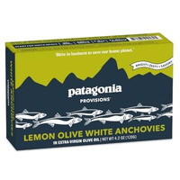 Patagonia Provisions Lemon Olive White Anchovies | Responsibly Sourced In Spain | 20G Protein & Gluten Free | 4.2 Ounce (Pack Of 1)