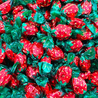 Laetafood Strawberry Filled Bon Bons Hard Candy Individually Wrapped (2 Pound Bulk Candy)