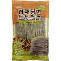Apexy Sweet Potato Glass Noodles Straight Cut, Japchae Noodles, Korean Vermicelli Pasta, Fat-Free And Gluten-Free, 100% Sweet Potato Starch, No Additive, No Alum Inside, 10.58Oz (10.58 Oz (Pack Of 2))