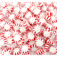 Laetafood Starlight Peppermints Red White Stripped Hard Candy Individually Wrapped (1 Pound Bag)