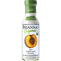 Briannas Organic Rich Poppy Seed Dressing 10 Fz
