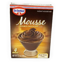 Dr Oetker Double Chocolate Mousse 4.2-Ounce (Pack Of 6)