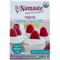 Namaste Foods Organic Gluten Free Yellow Cake Mix 12 Ounce - Allergen Free