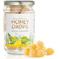 Gourmanity Honey Candy Lemon Drops, Surprise Lemon Flavoured Honey Filling, Soothing & Sweet Treat, Carefully Crafted With Natural Honey, Made In Provence, France, 7Oz