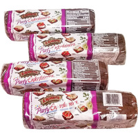 S.Rosens Cocktail Rye Bread - Pumpernickel (Case Of 4 Loaves)