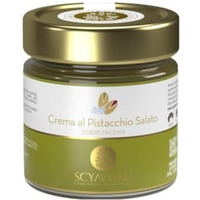 Scyavuru Salty Sicilian Pistachio Cream | Premium Quality Spreadable Pistachio Cream Imported From Italy | 7.05Oz (200G) (Pack Of 1)
