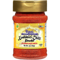 Rani Kashmiri Chilli Powder (Deggi Mirch, Low Heat) Ground Indian Spice 85G Pet Jar ~ All Natural | Salt-Free | Vegan | Kosher | Gluten Friendly | Perfect For Deviled Eggs & Other Low Heat Dishes