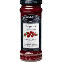 St. Dalfour Red Raspberry Fruit Spread - 10Oz - 100% From Fruit, No Artificial Ingredients, Non-Gmo, No Cane Sugars, All Natural, Made In France