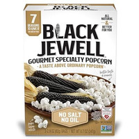 Black Jewell Gourmet Microwave Popcorn, Healthy Popcorn Snack, No Salt No Oil, 8.7 Ounces (Pack Of 1)
