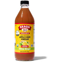 Bragg Organic Apple Cider Vinegar Citrus Ginger Blend With The Mother - 16 Fl Oz - Raw And Unfiltered