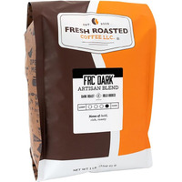 Fresh Roasted Coffee, Frc Dark Roast Blend, 5 Lb (80 Oz), Kosher, Whole Bean