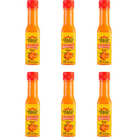 Mexico Lindo Red Habanero Hot Sauce | Real Red Habanero Chili Pepper | 78,200 Scoville Level | Enjoy With Mexican Food, Seafood & Pasta | 5 Fl Oz Bottles (Pack Of 6)