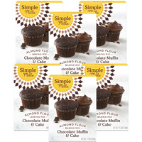 Simple Mills Almond Flour Baking Mix, Chocolate Muffin & Cake Mix - Gluten Free, Plant Based, Paleo Friendly, 11.2 Ounce (Pack Of 6)