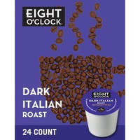 Eight O Clock, Dark Italian Roast, Single-Serve Keurig K-Cup Pods, Dark Roast Coffee, 144 Count (6 Boxes Of 24 Pods)