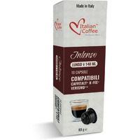 Italian Coffee For Espresso Lovers Italian Coffee Capsules Compatible With Verismo, Cbtl, Caffitaly, K-Fee Systems (80 Pods Lungo Blend)