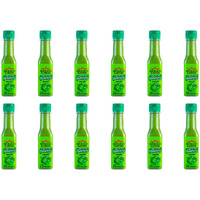 Mexico Lindo Green Habanero Hot Sauce | Real Green Habanero Chili Pepper | Enjoy With Mexican Food, Seafood & Pasta | 5 Fl Oz Bottles (Pack Of 12)