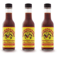 Dirty Dicks Original Hot Sauce, 5 Fl Oz - Award-Winning Blend Of Habanero, Tropical Fruits & Spices (Pack Of 3)