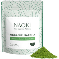 Naoki Matcha Organic All Purpose Blend - Authentic Japanese Culinary Grade Matcha Green Tea Powder From Japan (40G / 1.4Oz)