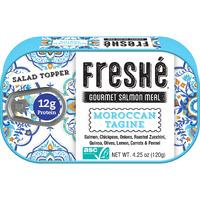 Fresh   Canned Salmon Moroccan Tagine (10 Pack) - Mediterranean Style Atlantic Salmon In Olive Oil - Sustainably Farmed Tinned Fish (4.25Oz Cans)