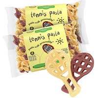 Pastabilities Fun Shaped Pasta For Kids - Tennis Pasta - Racket Sport Theme, Non-Gmo Natural Wheat Pasta, All-Natural, Kosher Certified, Made In The Usa, (2 Pack, 14 Oz)