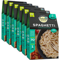 Natural Heaven Hearts Of Palm Pasta, Spaghetti Noodles - Low Carb Pasta, Gluten-Free, Paleo, Keto Pasta Noodles, Plant-Based Healthy Food, 9 Oz (Pack Of 6)