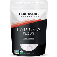 Terrasoul Superfoods Organic Tapioca Flour Starch, 2.5 Lbs - Gluten-Free | Improves Texture For Keto Baking | Doesn 'T Alter Flavor
