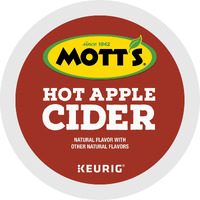 Keurig Mott's Hot Apple Cider, Keurig Single Serve K-Cup Pods, Flavored K Cups, Hot Apple Cider, 72 Count