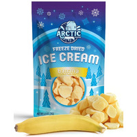 Arctic Farms Freeze Dried Ice Cream Bits Bagged And Boxed - Does Not Melt (Banana)