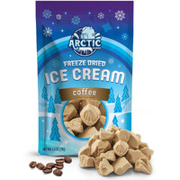 Arctic Farms Freeze Dried Ice Cream Bits Bagged And Boxed - Does Not Melt (Coffee)