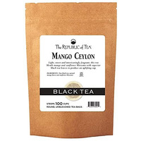 The Republic Of Tea - Mango Ceylon Black Tea, Metabolic Frolic Tea, 100 Tea Bags