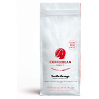 Coffee Bean Direct Seville Orange Flavored, Whole Bean Coffee, 2.5-Pound Bag