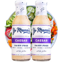 Yo Mama's Foods Keto Classic Caesar Dressing And Dip - Pack Of (2) - Low Carb, Low Sodium, And Gluten-Free