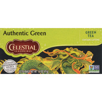 Celestial Seasonings Green Tea, Authentic, Contains Caffeine, 20 Tea Bags (Pack Of 6) (Packaging May Vary)