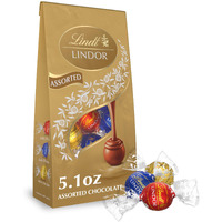 Lindt Lindor Assorted Chocolate Truffles, Chocolate Candy With Smooth, Melting Truffle Center, Great For Gift Giving, 5.1 Oz. Bag (6 Pack)