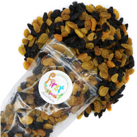Firstchoicecandy Jumbo Seedless Raisins Great Snacks (Mix Golden & Black, 5 Pound)