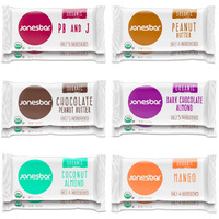 Jonesbar (Variety Pack, 12 Count (Pack Of 1)), Usda Organic Fruit & Nut Bar, Non-Gmo, Kosher, Vegan, Gluten Free, Simple Snack Bar