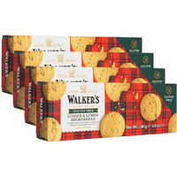 Walker's Shortbread Gluten Free Ginger & Lemon Cookies, All-Butter Shortbread Cookies, 29.4 Oz (Pack Of 6)
