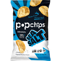 Popchips Sea Salt Potato Chips 5 Oz Bags (Pack Of 5)