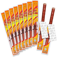 Country Meats, Meat Sticks, 0 Trans Fat, Usda Certified, Good Source Of Protein, Carb Conscious Snack (10 Meat Sticks, Hot Cajun)