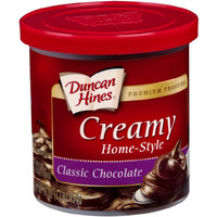 Duncan Hines Creamy Home-Style Frosting, Classic Chocolate, 16 Ounce, Pack Of 8