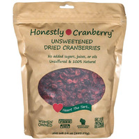 Honestly Cranberry - Unsweetened Dried Cranberries - No Added Sugars, Juices, Or Oils (16 Ounces = 1 Lb)