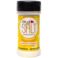 Mysalt Butter Flavored Salt Substitute - 100% Salt Free - Sprinkle On Potatoes, Fresh Corn & Vegetables